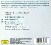 Alternative view 2 of Mozart: The Violin Concertos