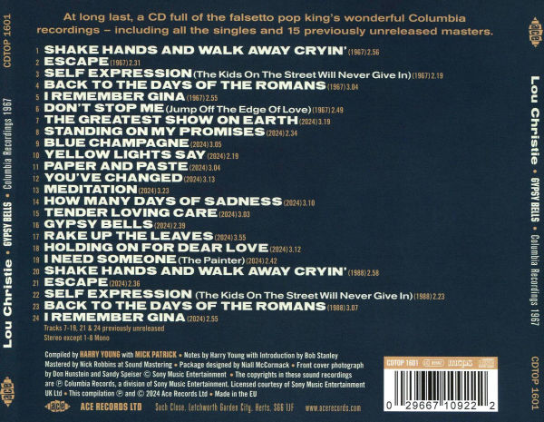 Gypsy Bells: Columbia Recordings 1967