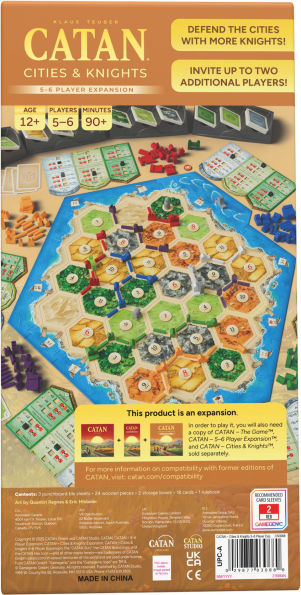 CATAN® ¿ Cities & Knights 5-6 Player Expansion