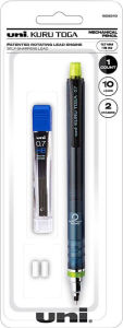 Title: uni Kuru Toga Mechanical Pencil Starter Kit, 0.7mm HB#2, 1 Pack