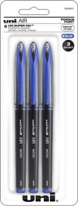 Title: uniball Air Porous Point Pens, Medium Point (0.7mm), Blue, 3 Pack