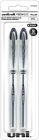 uniball Vision Elite Rollerball Pens, Bold Point (0.8mm), Black, 2 Pack