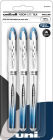 uniball Vision Elite BLX Rollerball Pens, Bold Point (0.8mm), Blue BLX Ink, 3 Pack