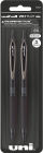 uniball 207 Plus+ Retractable Gel Pens, Micro Point (0.5mm), Black, 2 Pack