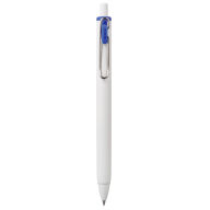uni One .5mm Blue Ink White Barrel