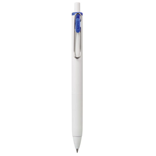 uni One .5mm Blue Ink White Barrel