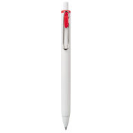 uni One .5MM Red Ink White Barrel
