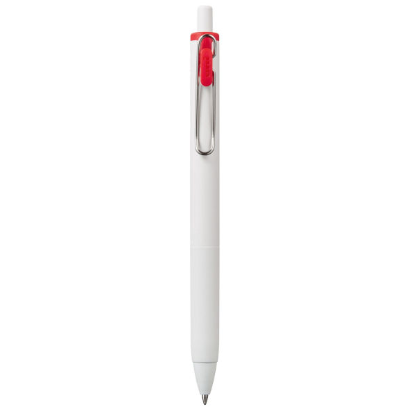 uni One .5MM Red Ink White Barrel