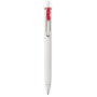 uni One .5MM Red Ink White Barrel