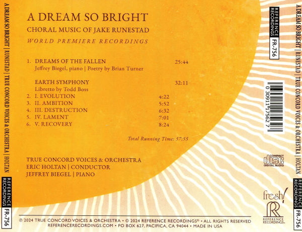 A Dream So Bright: Choral Music of Jake Runestad