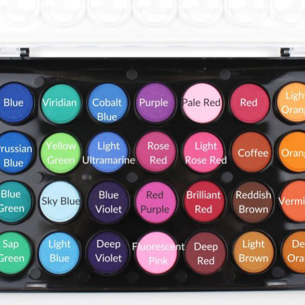 NIJI AQUARELLE WATERCOLOR SET 36 COLORS
