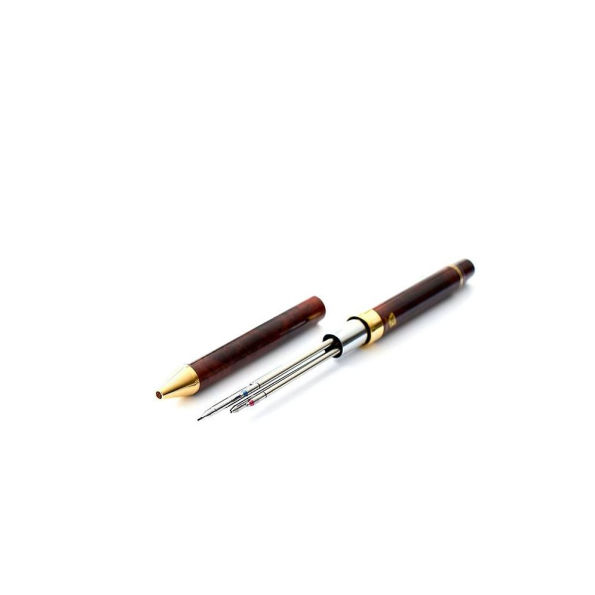 Brown Marble Twist Pen