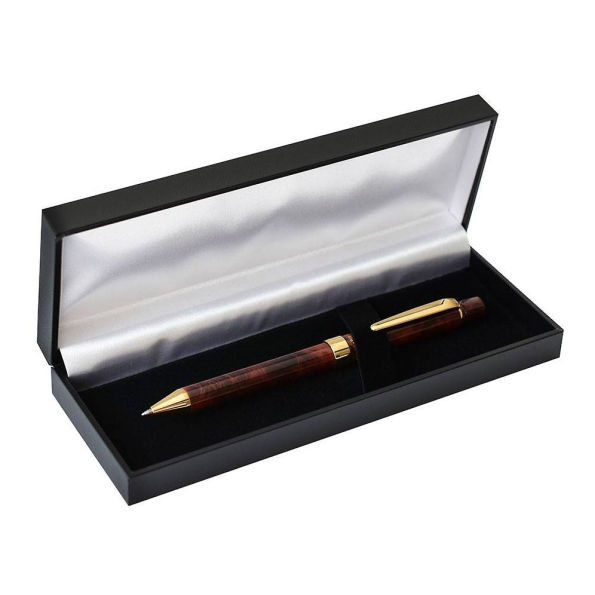 Brown Marble Twist Pen