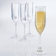 Title: Break-Free PolyCarb Champagne Flutes - Set of 4