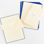 Alternative view 1 of Regal Blue Border Noteset