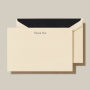 Thank You Engraved Black Thank You Cards S/10