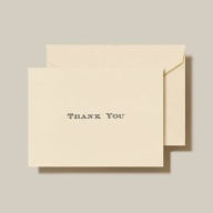 Title: TYOU Engraved Black Thank You S/10