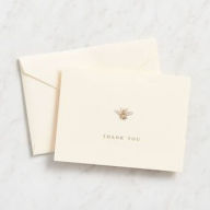 Title: Engraved Bumble Bee Thank You Card Set