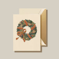 Title: Crane & Co. Joyful Wreath Holiday Card Set