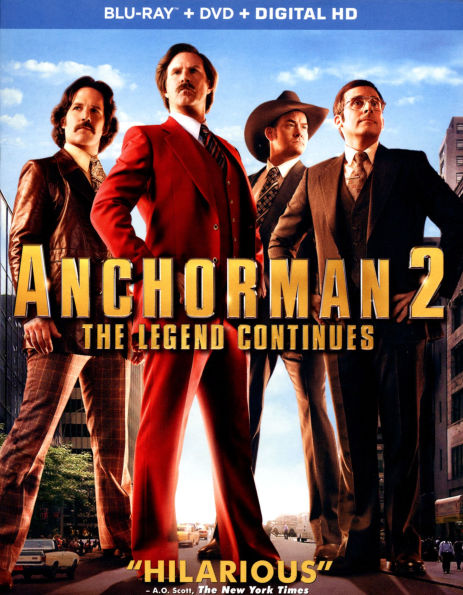 Anchorman 2: The Legend Continues [2 Discs] [Includes Digital Copy] [Blu-ray/DVD]