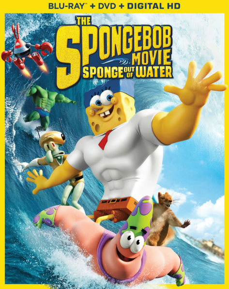 The SpongeBob Movie: Sponge out of Water [2 Discs] [Includes Digital Copy] [Blu-ray/DVD]