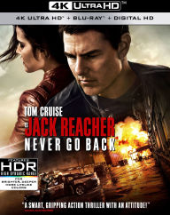 Title: Jack Reacher: Never Go Back [Includes Digital Copy] [4K Ultra HD Blu-ray/Blu-ray]