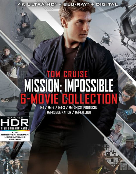 Mission: Impossible - 6 Movie Collection [Includes Digital Copy] [4K Ultra HD Blu-ray/Blu-ray]