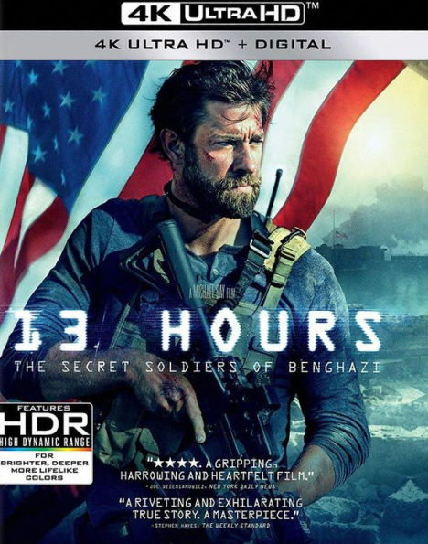 13 Hours: The Secret Soldiers of Benghazi [Includes Digital Copy] [4K Ultra HD Blu-ray/Blu-ray]