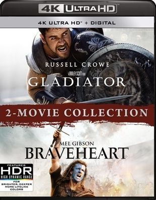 Gladiator/Braveheart 2-Movie Collection [Includes Digital Copy] [4K Ultra HD Blu-ray]