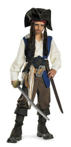 Title: Disguise DI5042-M Captain Jack Sparrow Deluxe Child Costume Size Medium