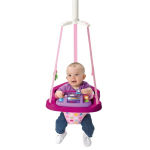 Alternative view 1 of Evenflo Jump & Go Baby Exerciser -  Pink Tea