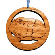 Title: CAMIC designs SMA002N Laser-Etched American Guinea Pig Ornaments - Set of 6