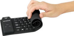 Alternative view 4 of Scosche freeKEY Flexible Water Resistant Roll Up Keyboard