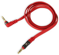 Title: Scosche flatOUT 3 Ft. Flat Audio Cable - Red, Author: Schosche