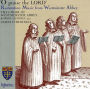 O Praise the Lord: Restoration Music from Westminster Abbey