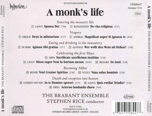 A Monk's life