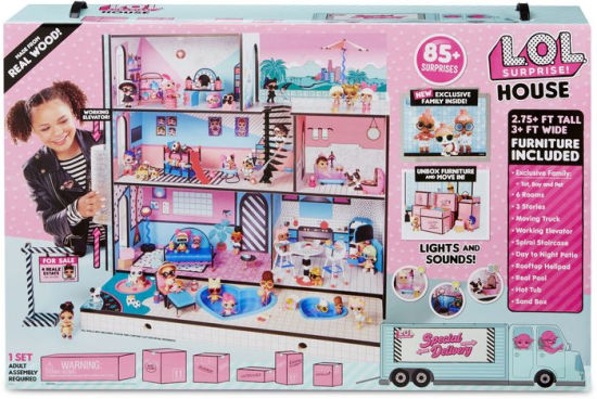 lol surprise barbie house