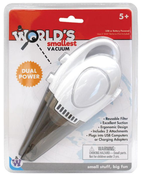 World's Smallest Vacuum - Dual Powered