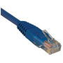 TRIPP LITE 6FT CAT5E CAT5 BLUE MOLDED CABL RJ45 M/M PATCH CORD 350MHZ