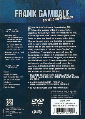 acoustic improvisation frank gambale