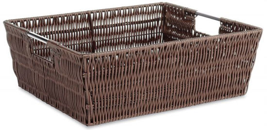 Whitmor Mfg. Java Rattique Shelf Tote 6500-2711-JAVA