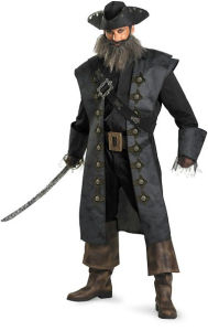 Title: Pirates Of The Caribbean - Black Beard Deluxe Adult Costume: X-Large (42-46), Author: Buy Seasons