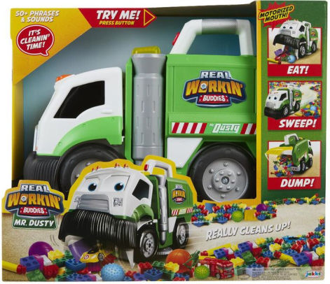 dusty dump truck toy