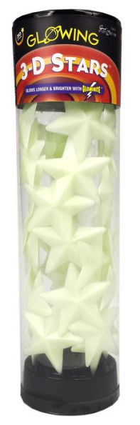 3D Glow Stars in a Tube