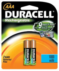 Title: Duracell AAA 2PK Rechargeable Batteries