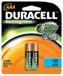 Duracell AAA 2PK Rechargeable Batteries