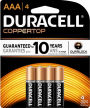 Duracell AAA 4PK Alkaline Batteries