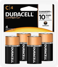 Duracell C 4PK Alkaline Batteries