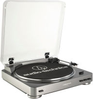 Title: Audio Technica AT-LP60 Fully Automatic Stereo Turntable System - Gunmetal