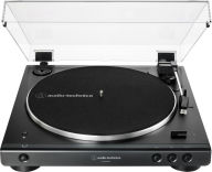 Title: Audio Technica - ASP-LP60X-GM Fully Automatic Belt-Drive Stereo Turntable - Gunmetal/Black